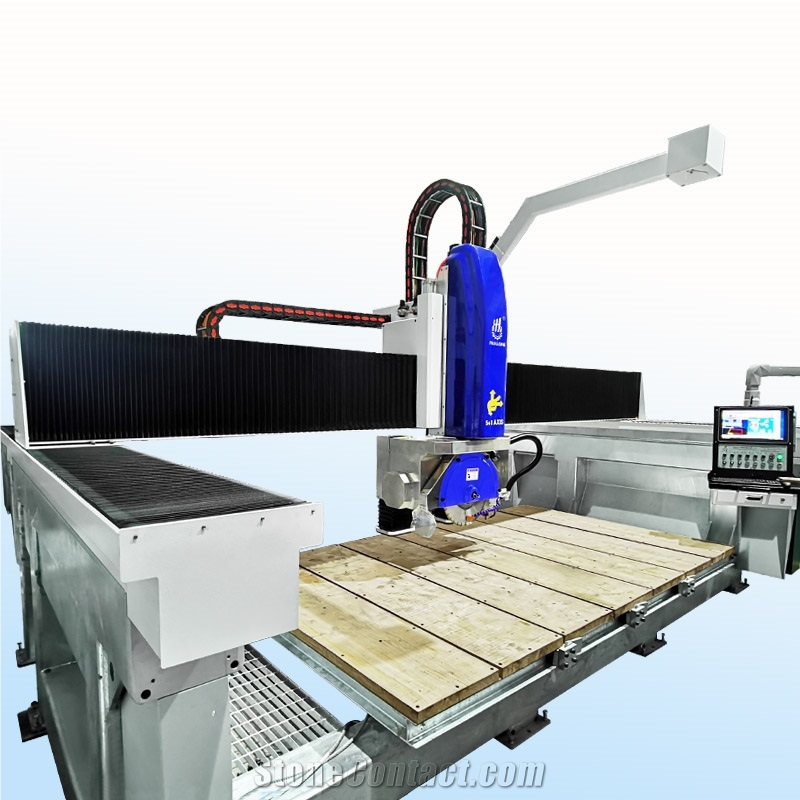 Best 5 Axis Italian CNC Bridge Marble Cutting Machine For Countertops