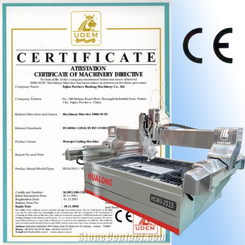 High Precision CNC Water Jet Cutter Stone Waterjet Cutting Machine