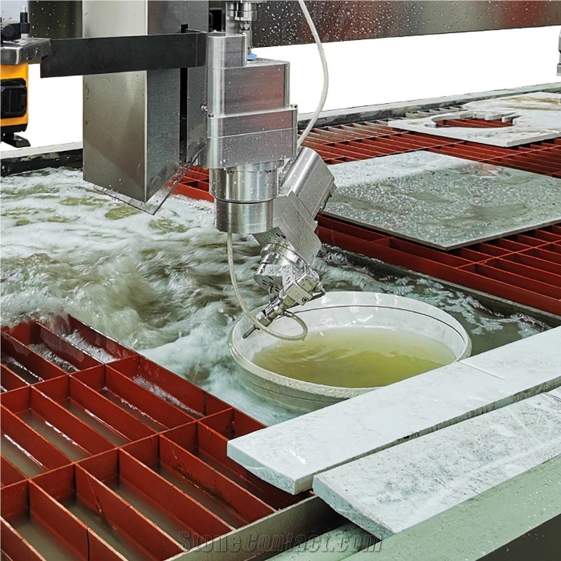 High Precision CNC Water Jet Cutter Stone Waterjet Cutting Machine