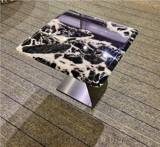 High Quality Bvlgari Black Marble Coffee Tables