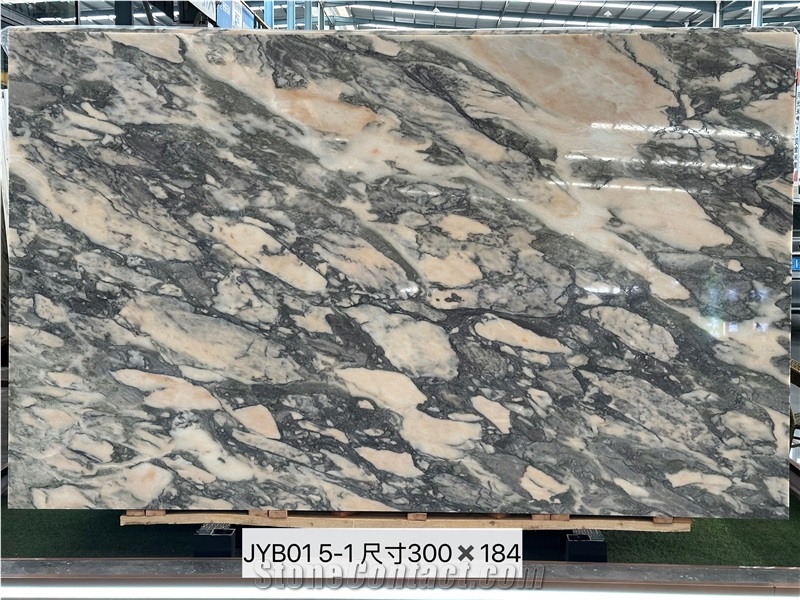 High Quality Bvlgari Pink Marble Slabs-Polished