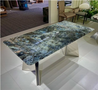 High Quality Labradorite Blue Granite Table Top