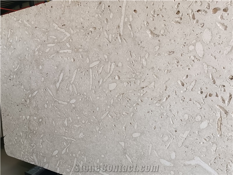 High Quality  Mediterranean Coral Stone Slabs