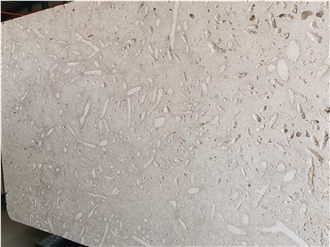 High Quality  Mediterranean Coral Stone Slabs