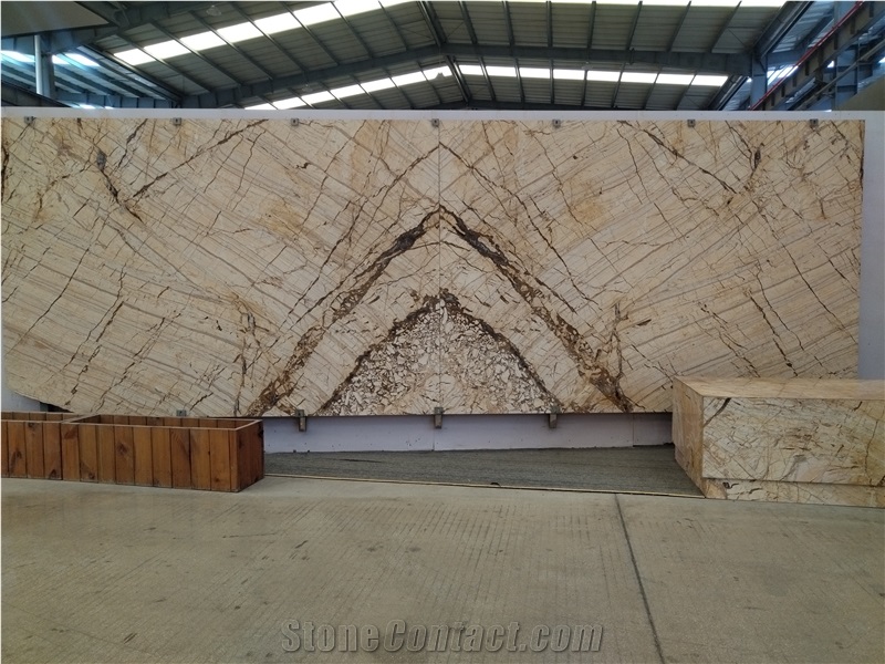 High Quality Picasso Golden Marble Slabs