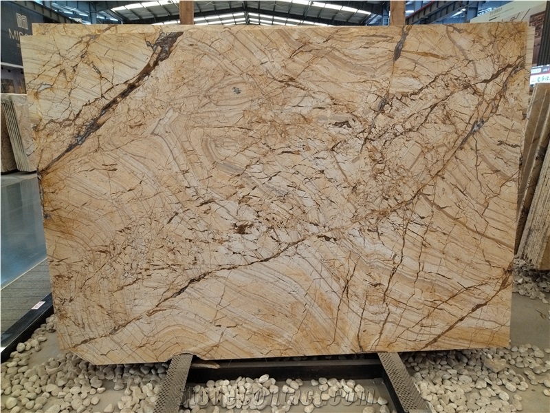 High Quality Picasso Golden Marble Slabs