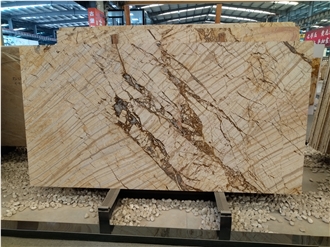 High Quality Picasso Golden Marble Slabs