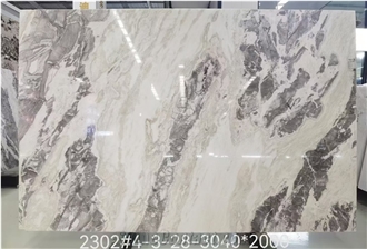 Oyster Grey Marble Slab