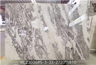 Oyster Grey Marble Slab