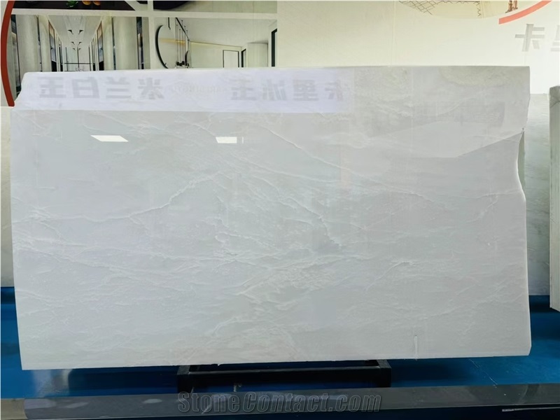 Royal White Onyx Slab Tiles Wall Cladding Vanity