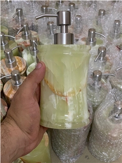 Green Onyx Dispenser Bottle