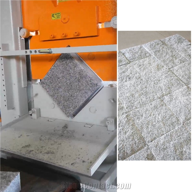 Automatic Four-Blade Cube Stone Splitting Machine
