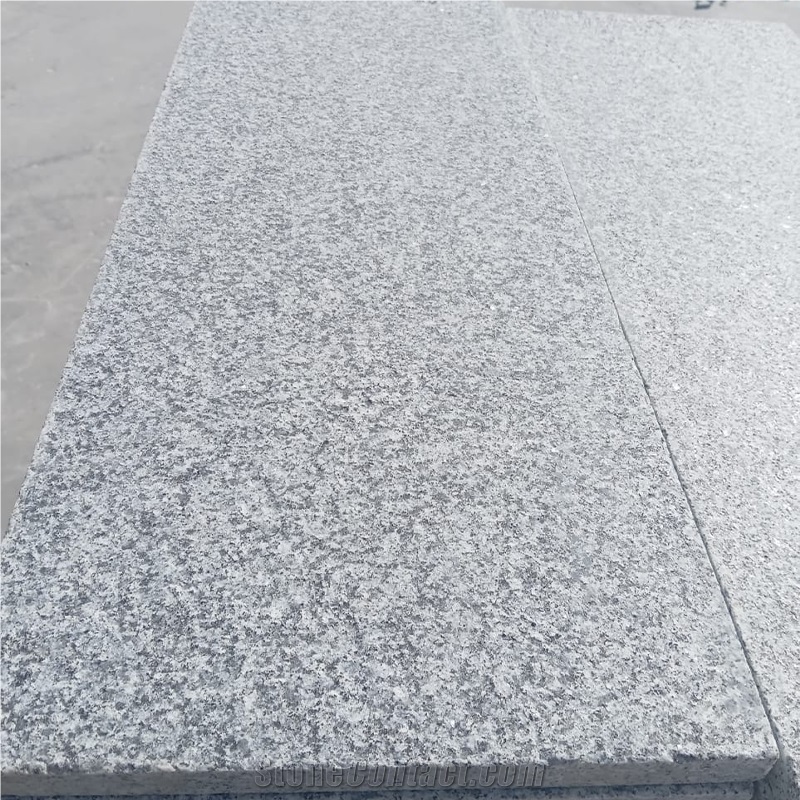 Grey Aswan Flamed Granite Tiles
