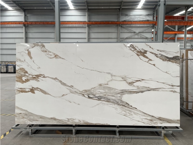 Calacatta Gold Sintered Stone Slabs Factory