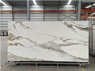 Calacatta Gold Sintered Stone Slabs Factory