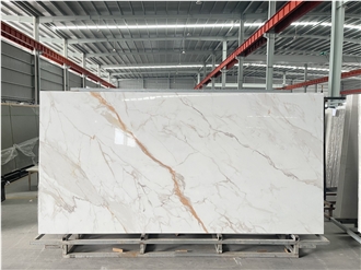 Carrara Gold Artificial Sintered Stone Slabs