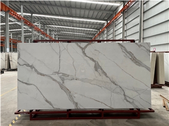 Extra White Calacatta Sintered Stone Slabs