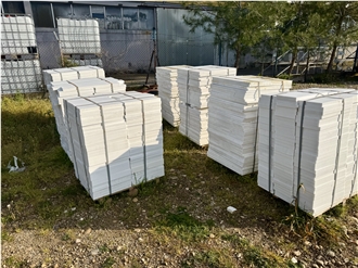 Thassos White Marble Broken Restover For Mosaics 3Cm