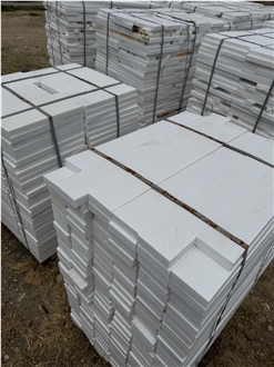 Thassos White Marble Offcut Restover For Mosaics Broken 3Cm