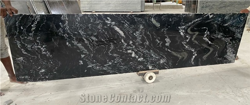 Titanium Black Granite Slabs