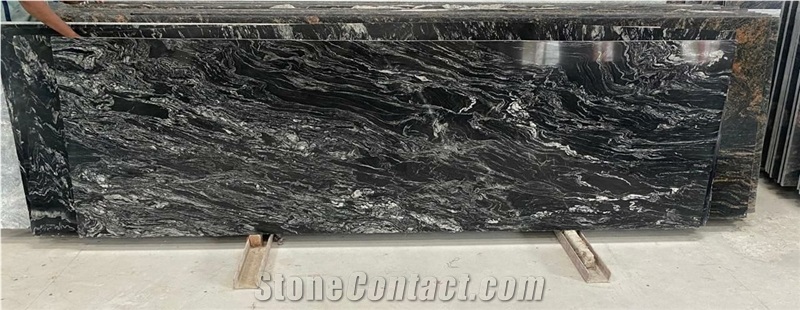 Titanium Black Granite Slabs