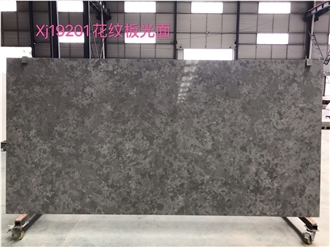 Dark Grey Artificial Quartz Slabs High Quality