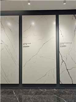 1600*3200 Bianco Carrara White Honed Marble Look Porcelain