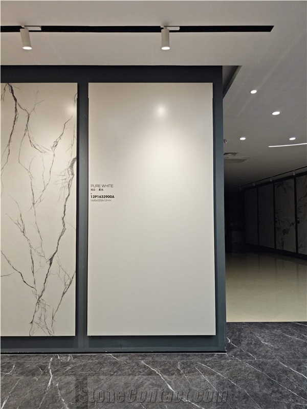 1600*3200 PURE White Matt 1.2Cm Porcelain