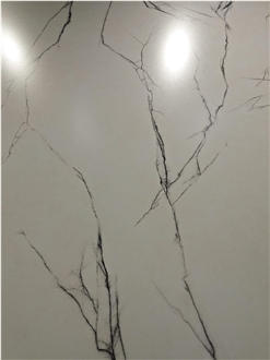 Bianco Gioia White Honed Marble Look Sintered Stone