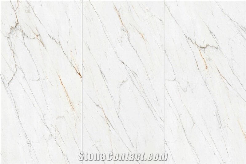 Calacatta Carrara White Natural Sintered Stone Floor