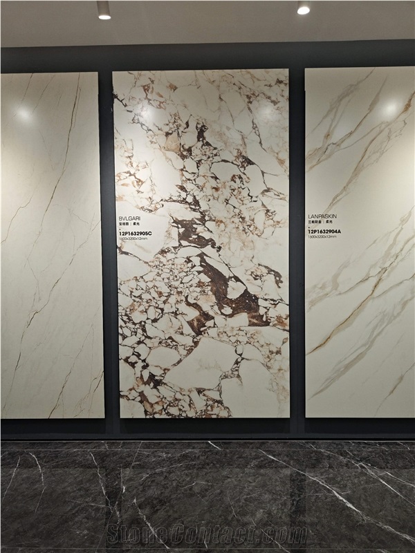 Chinese Bulgari White Honed 1.2Cm Porcelain Tiles