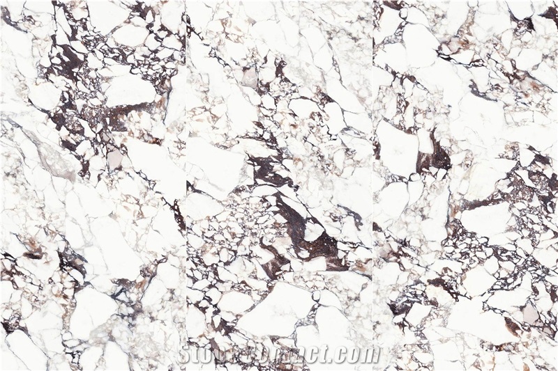Chinese Bulgari White Honed Marble Look Sintered Stone