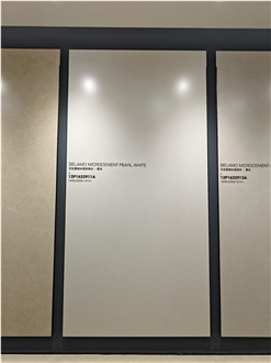 Chinese CEMENT White Honed 1.2Cm Solid Color Porcelain