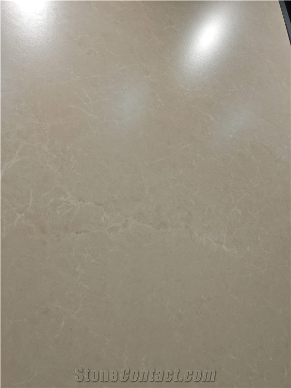 Chinese Crema Marfil Beige Honed 1.2Cm Porcelain Tiles