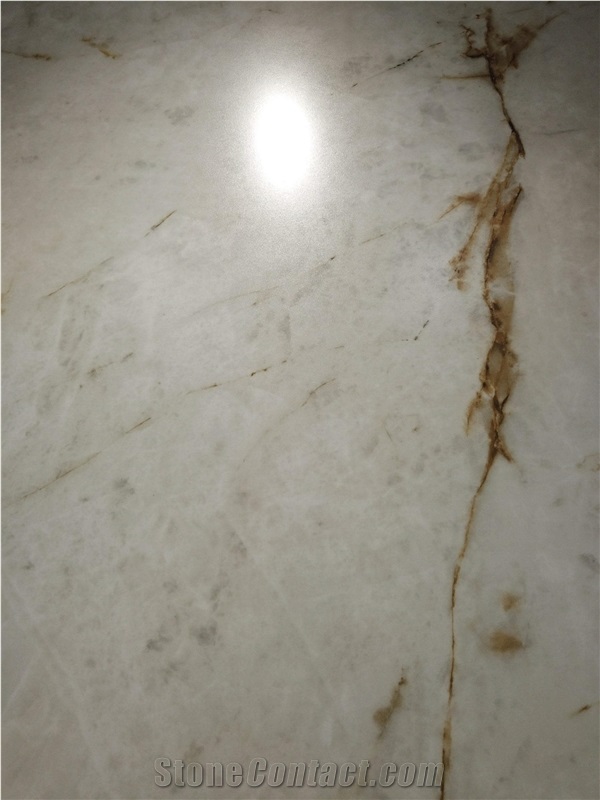 Chinese LINGLONG JADE Beige Honed 1.2Cm Sintered Stone Wall