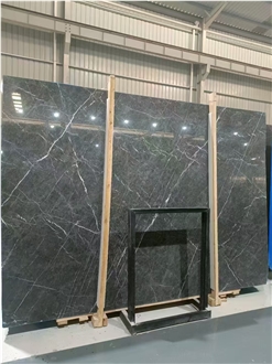 Cambodia Wyndham Grey Marble Slab Customized Size Tiles