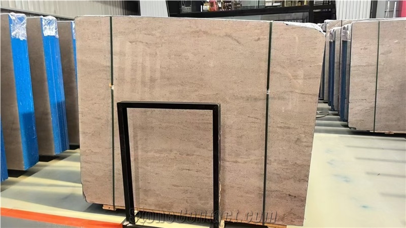 China Caesar Grey Marble Slab For Cutting Floor Tiles