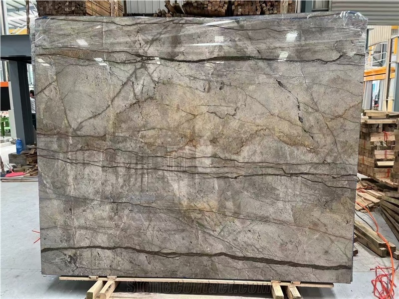 Italy Florence Grey Marble Slab For Cutting Wall Tiles