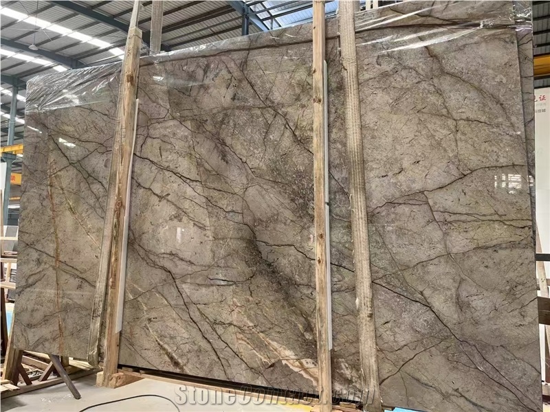 Italy Florence Grey Marble Slab For Cutting Wall Tiles