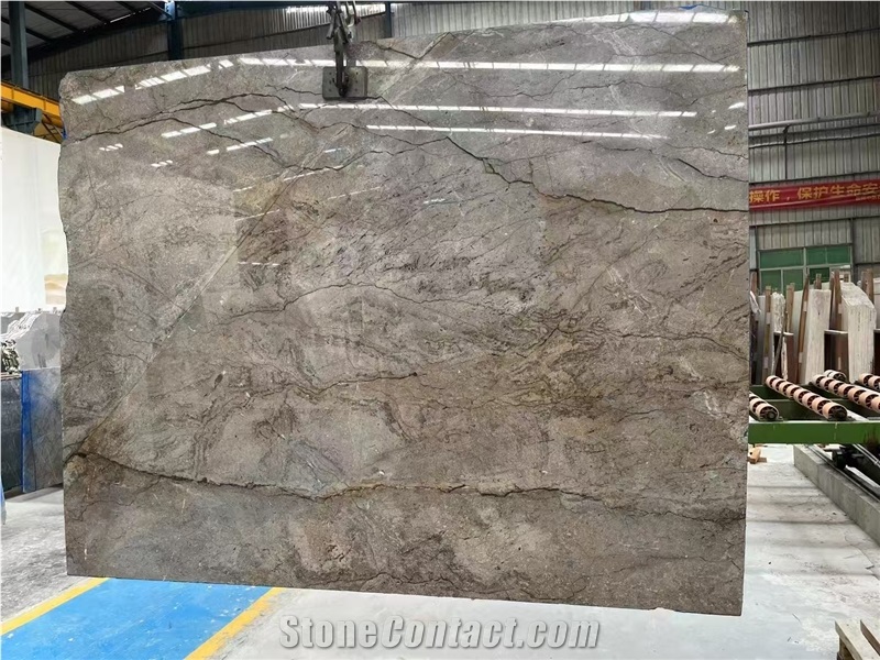 Italy Florence Grey Marble Slab For Cutting Wall Tiles