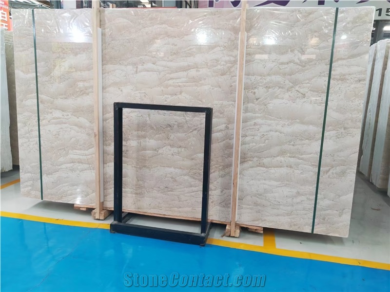 Turkey Amasya Beige Marble Slab Customized Size Floor Tiles