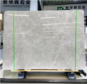 Turkey Castle Grey Marble Slab Customized Size Floor Tiles