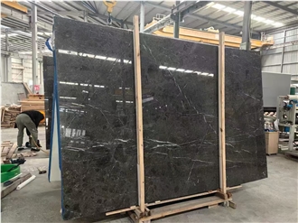Turkey Prestige Grey Marble Slab For Cutting Wall Tiles