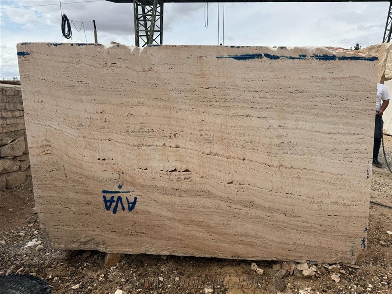 White Travertine  Blocks