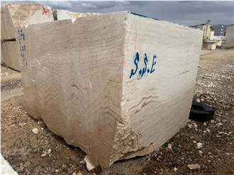 White Travertine  Blocks