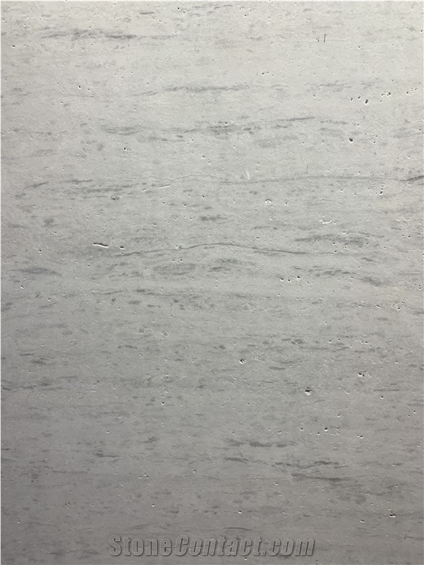 Ivory White Travertine – Polished, Sawn Cut, Honed