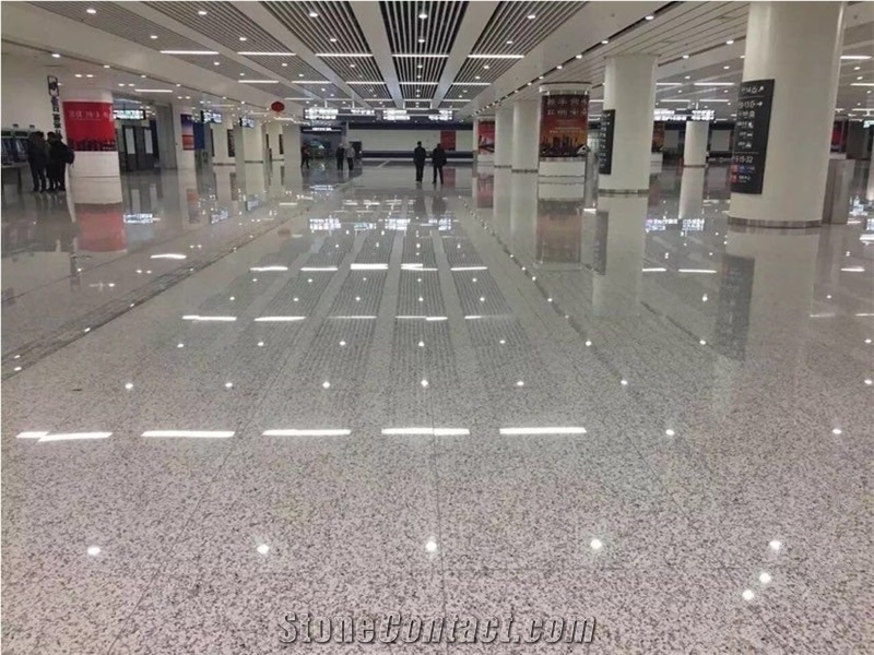 White Flower Granite Finished Product