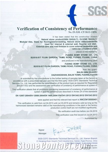 CE CERTIFICATE