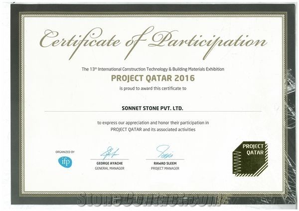 Certificate of Participation