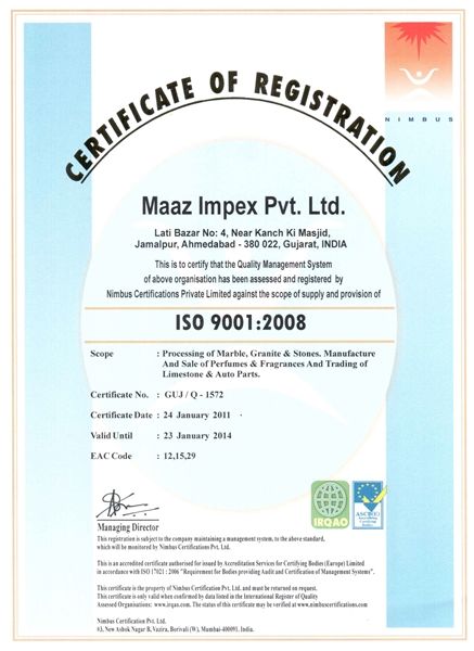 NIMBUS ISO 9001-2008